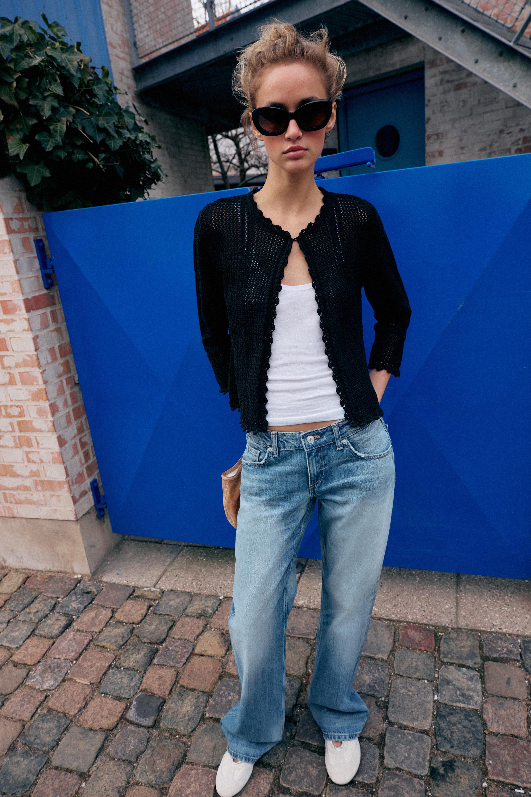 GILET EN MAILLE POINTELLE